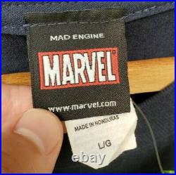 Vintage Marvel Incredible Hulk T Shirt Mad Engine Large Thor Captain America