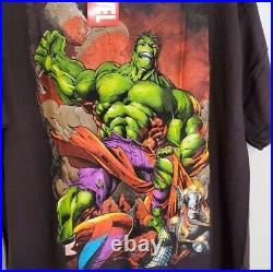 Vintage Marvel Incredible Hulk T Shirt Mad Engine XL Thor Captain America