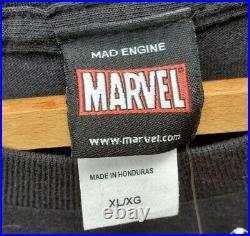 Vintage Marvel Red Skull Captain America t shirt XL Mad Engine