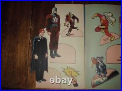 Vintage Shazam Captain Marvel DC Comic Hero Rare Punch Out Book Fawcett M 1945