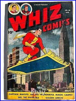 WHIZ Comics #88 Aug 1947 in FINE shape. A Golden Age CAPTAIN MARVEL comic book