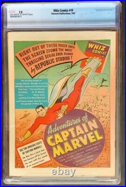 Whiz Comics #19 CGC 7.0 Fawcett Publications 1941 Captain Marvel