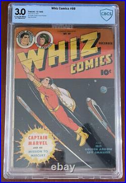 Whiz Comics #69 1945 CBCS 3.0 Captain Marvel/Shazam