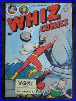 Whiz Comics #99 1948 Fawcett Golden Age Comic Captain Marvel